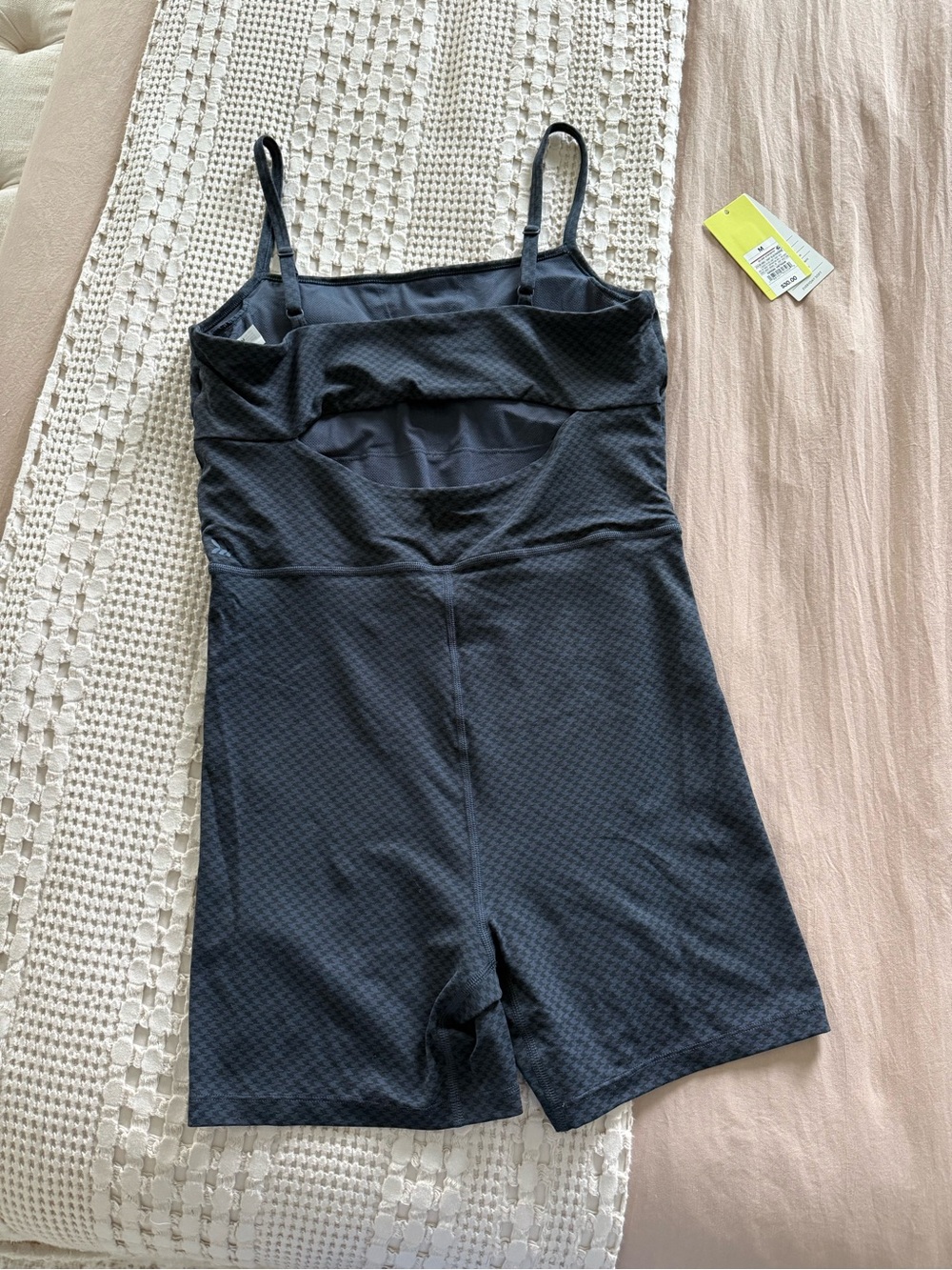 NEW all in motion Navy Spaghetti-Strap Romper Size M - Picture 4 of 5